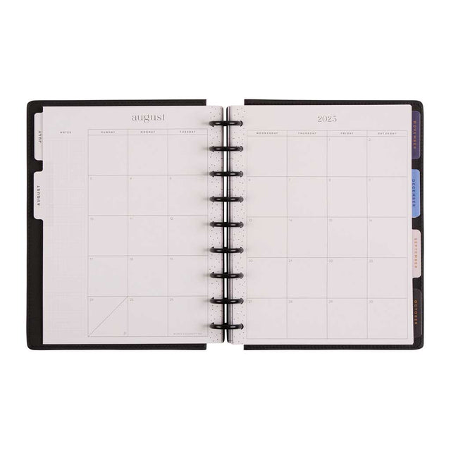 Happy Planner DELUXE Starcrossed  Classic 12-Month Dated 2025-2026 - Vertical Vegan Leather