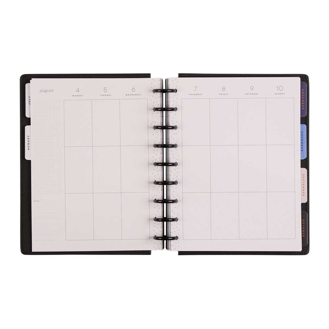 Happy Planner DELUXE Starcrossed  Classic 12-Month Dated 2025-2026 - Vertical Vegan Leather
