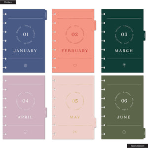 Happy Planner Autumn Hues Mini 12 Month Dated 2026 - Dashboard