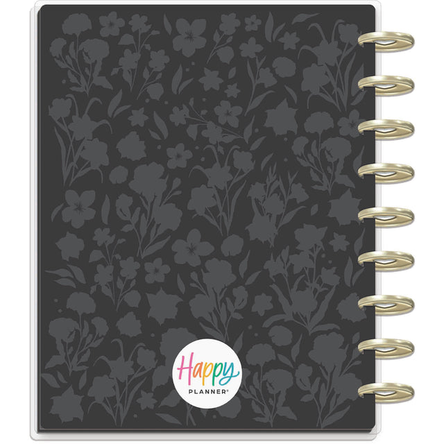 Happy Planner Deluxe Dark Garden Classic 12 Month Dated 2026  - Vertical