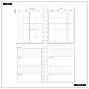 Happy Planner CLASSIC Butterfly Effect - Horizontal 12-Months Dated Jan - Dec 2024