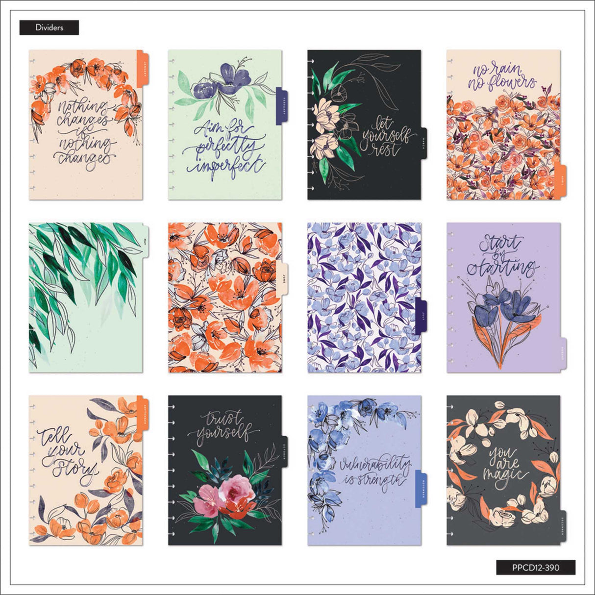 Happy Planner x The Pigeon Letters Tell Your Story Planner - Vertical 12-Months Dated Jan - Dec 2024