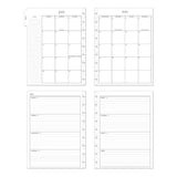 Happy Planner Midnight Botanical Classic | Horizontal 12-Months Dated Jul 2024 June 2025