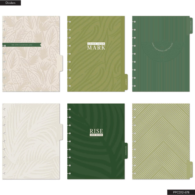 Happy Planner Natural State Classic 12 Month Dated 2026 - Dashboard Layout