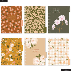 Happy Planner Vintage Garden Classic 12 Month Dated 2026 - Dashboard