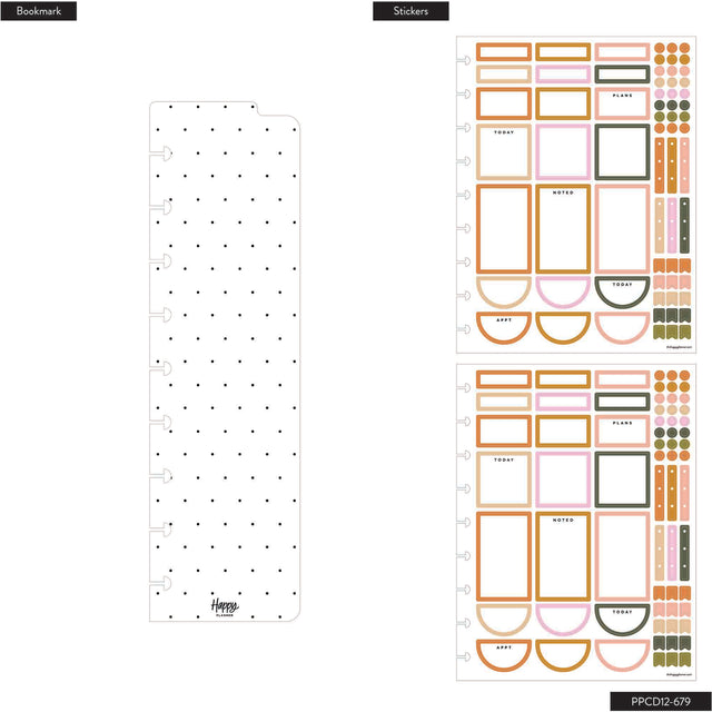 Happy Planner Vintage Garden Classic 12 Month Dated 2026 - Dashboard