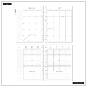 Happy Planner Fall Picnic monthly calendar and weekly meal planning pages