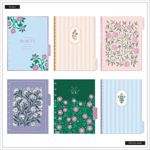 Happy Planner 2026 - 2027 Spring Tapestry Chenille Classic Horizontal 12 Month Dated - SPECIALTY Cover