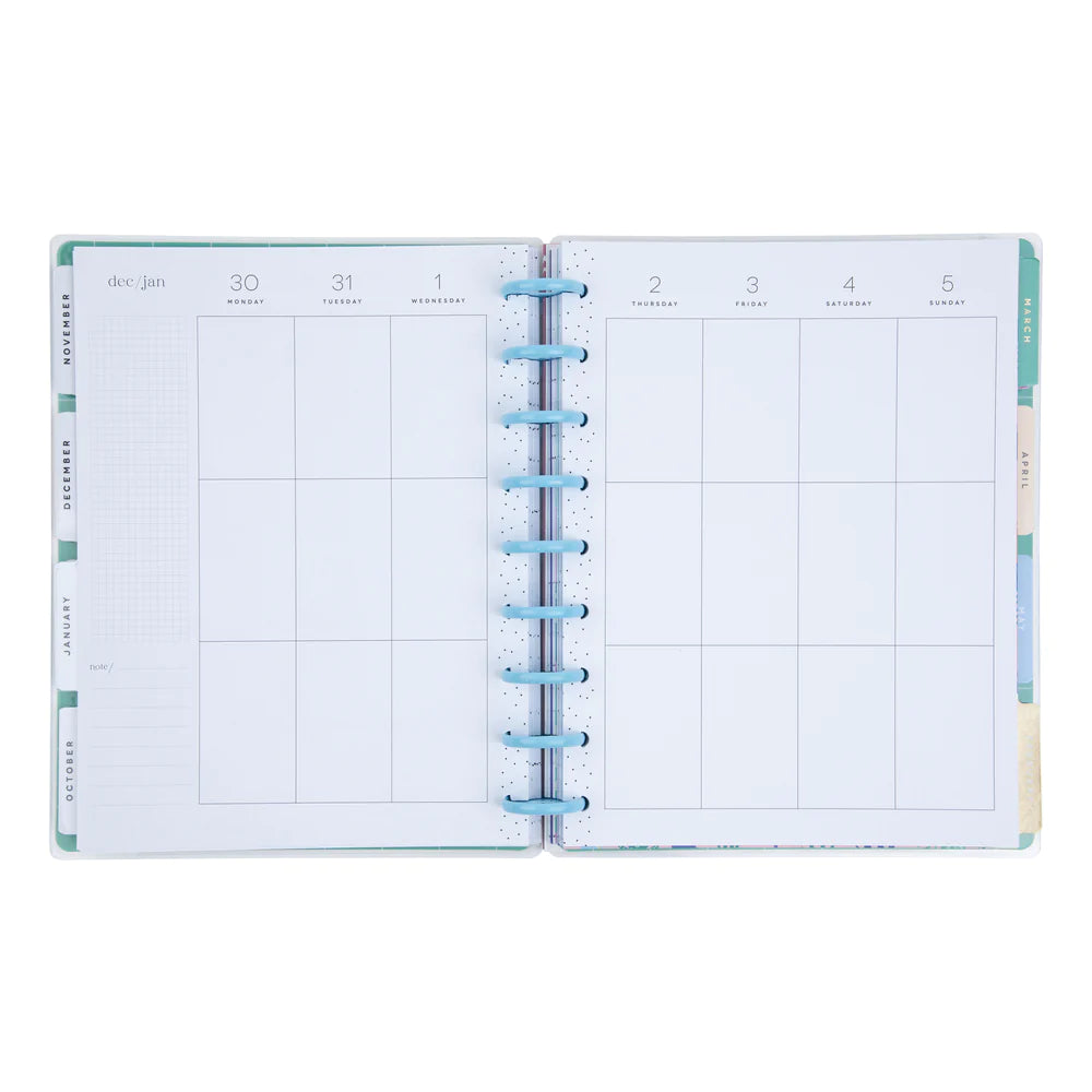 Happy Planner Whimsical Whiskers Classic | Vertical 18-Months Dated Jul 2024 Dec 2025