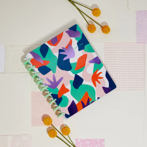 Happy Planner Abstract Florals Classic | Vertical 18-Months Dated Jul 2024 Dec 2025