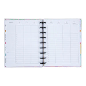 Happy Planner Bold Botanical Classic | Vertical Hourly 18-Months Dated Jul 2024 Dec 2025
