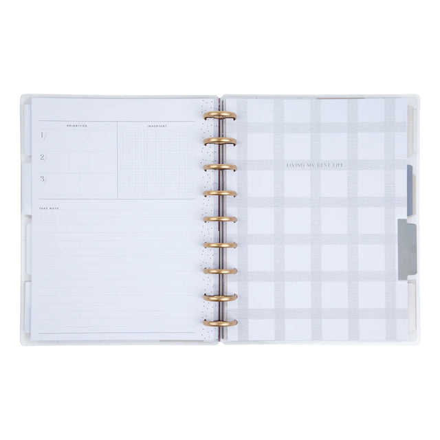 Happy Planner Simple Essentials Classic Vertical Undated - 12 Month Planner