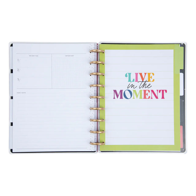 Happy Planner Happy Brights Classic Dashboard Undated - 12 Month Planner