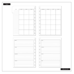 Happy Planner Everyday Sorbet Classic Horizontal Undated 12 Month