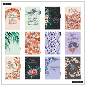 Happy Planner MINI x The Pigeon Letters Tell Your Story Planner - Dashboard 12 Month Jan - Dec 2024