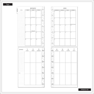 Happy Planner MINI Sunny Risograph - Vertical 12 Month Jan - Dec 2024