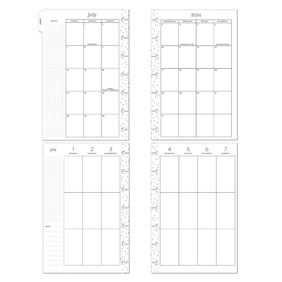 Happy Planner Stargazer Mini | Vertical 12-Months Dated Jul 2024 Jun 2025