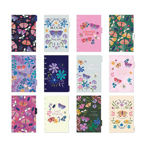 Happy Planner Midnight Butterflies Mini | Dashboard 12-Months Dated Jul 2024 Jun 2025