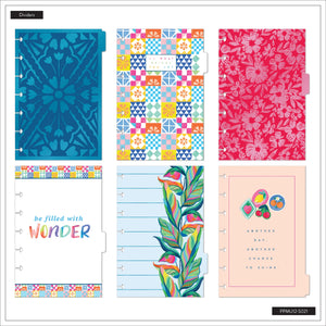 Happy Planner Deluxe Mini Sunshine Splash 12-Months Undated Planner - Horizontal