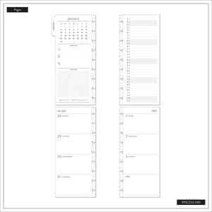 Happy Planner Fall Picnic monthly calendar, lined notes and daily planning pages
