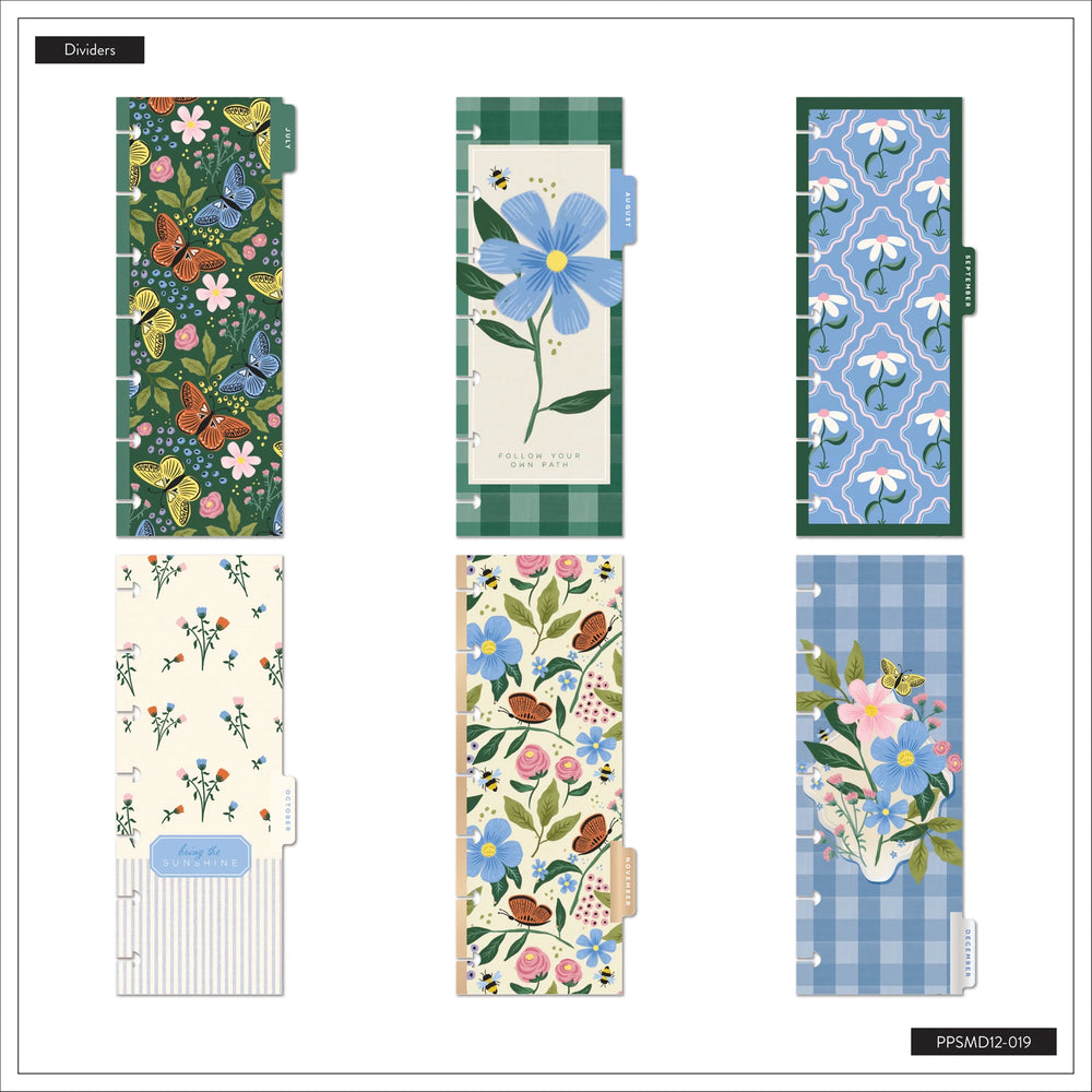 Happy Planner 2026 - 2027 Country Charm Skinny Mini 12 Month Dated - Horizontal
