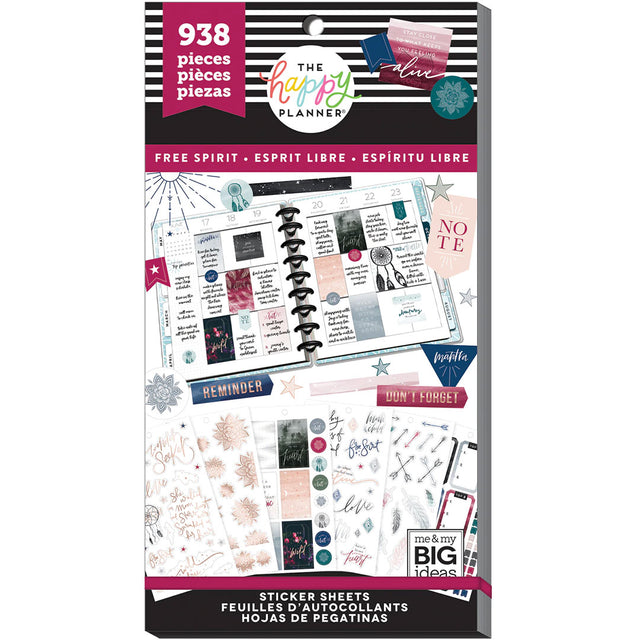 Happy Planner Free Spirit Sticker Book Value Pack