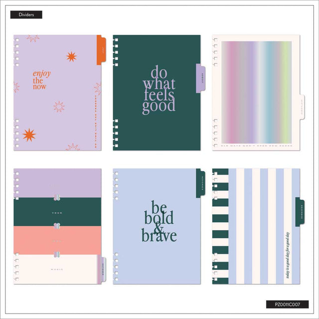 *IMPERFECT* Happy Planner Soft Pop Classic 12-Month Dated 2025-2026 - Horizontal Spiral Twin Loop