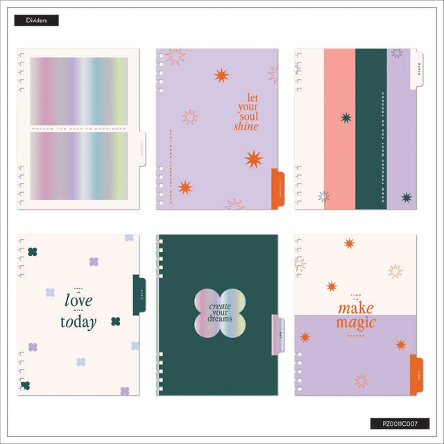 *IMPERFECT* Happy Planner Soft Pop Classic 12-Month Dated 2025-2026 - Horizontal Spiral Twin Loop