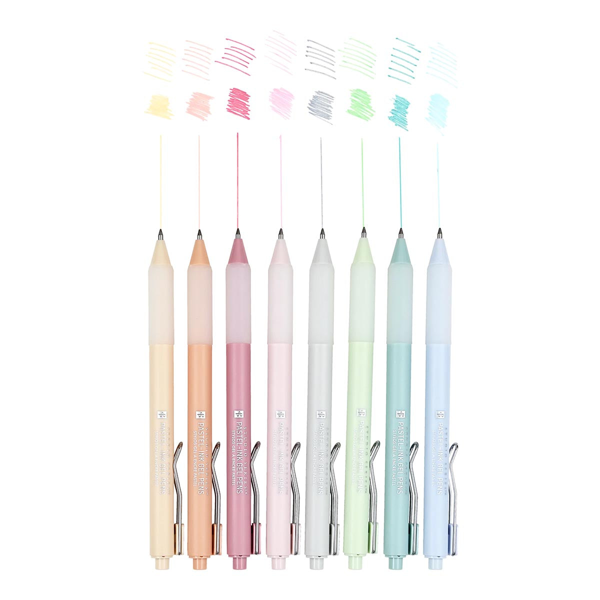 Pastel Retractable Gel Pens