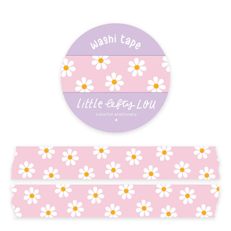 Pink Daisies Washi Tape by Little Lefty Lou