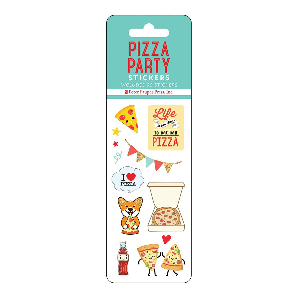 Pizza Party Sticker Set