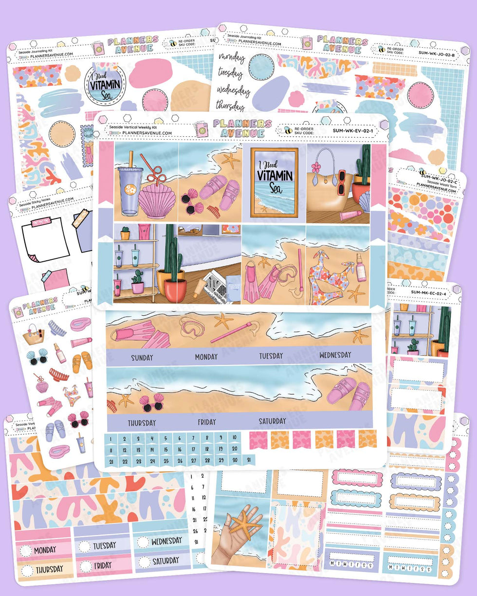 Planner Sticker Club Subscription - monthly planning stickers delivered to your mailbox