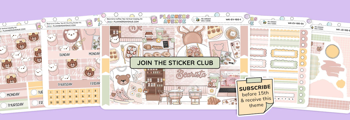 Planner Sticker Club Subscription May 2025