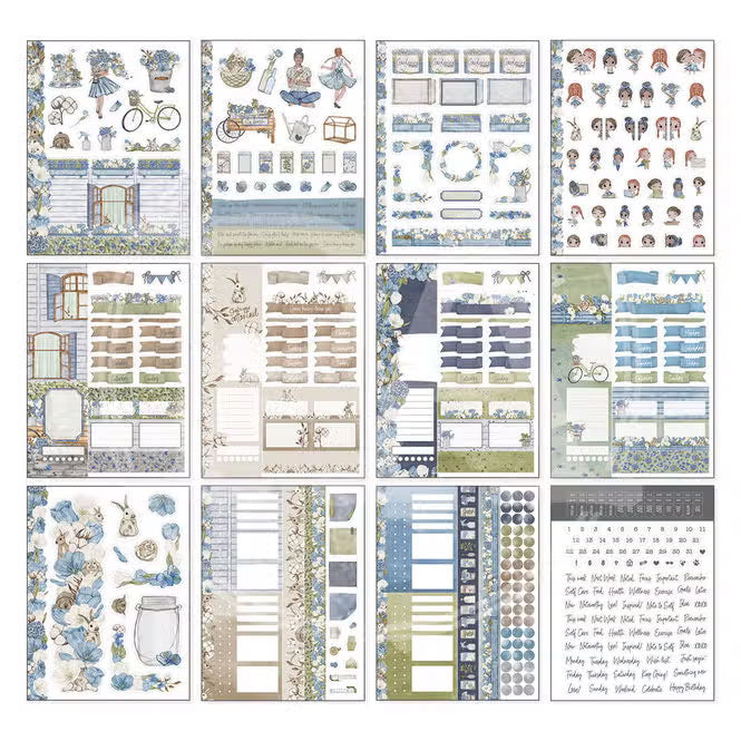 Sticker sheets for Country Cottage Sticker Book