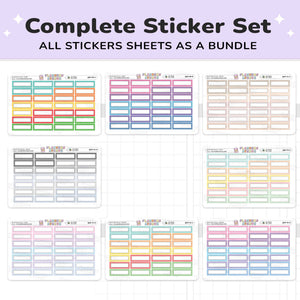 Quarter Box Stickers