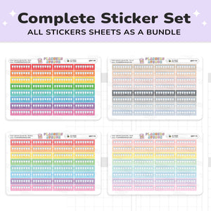 Water Habit Tracker Stickers