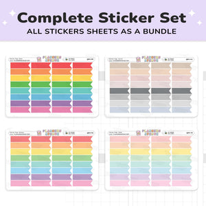 Pennant Flag Planner Stickers
