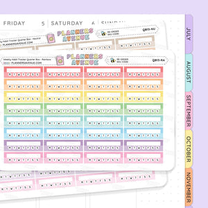 Habit Tracker Planner Stickers