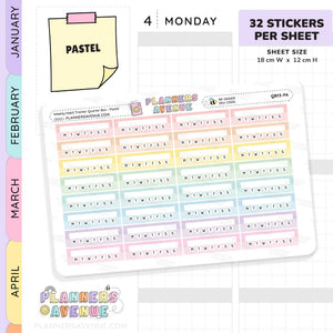 Habit Tracker Planner Stickers