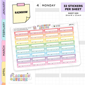 Habit Tracker Planner Stickers