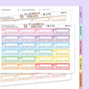 Pill Weekly Tracker Planner Stickers