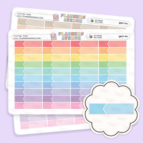 Long Flag Planner Stickers