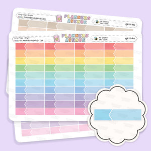 Long Flag Planner Stickers