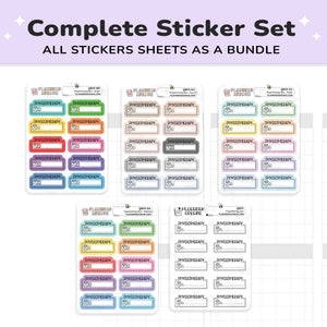 Physiotherapy Script Box Stickers