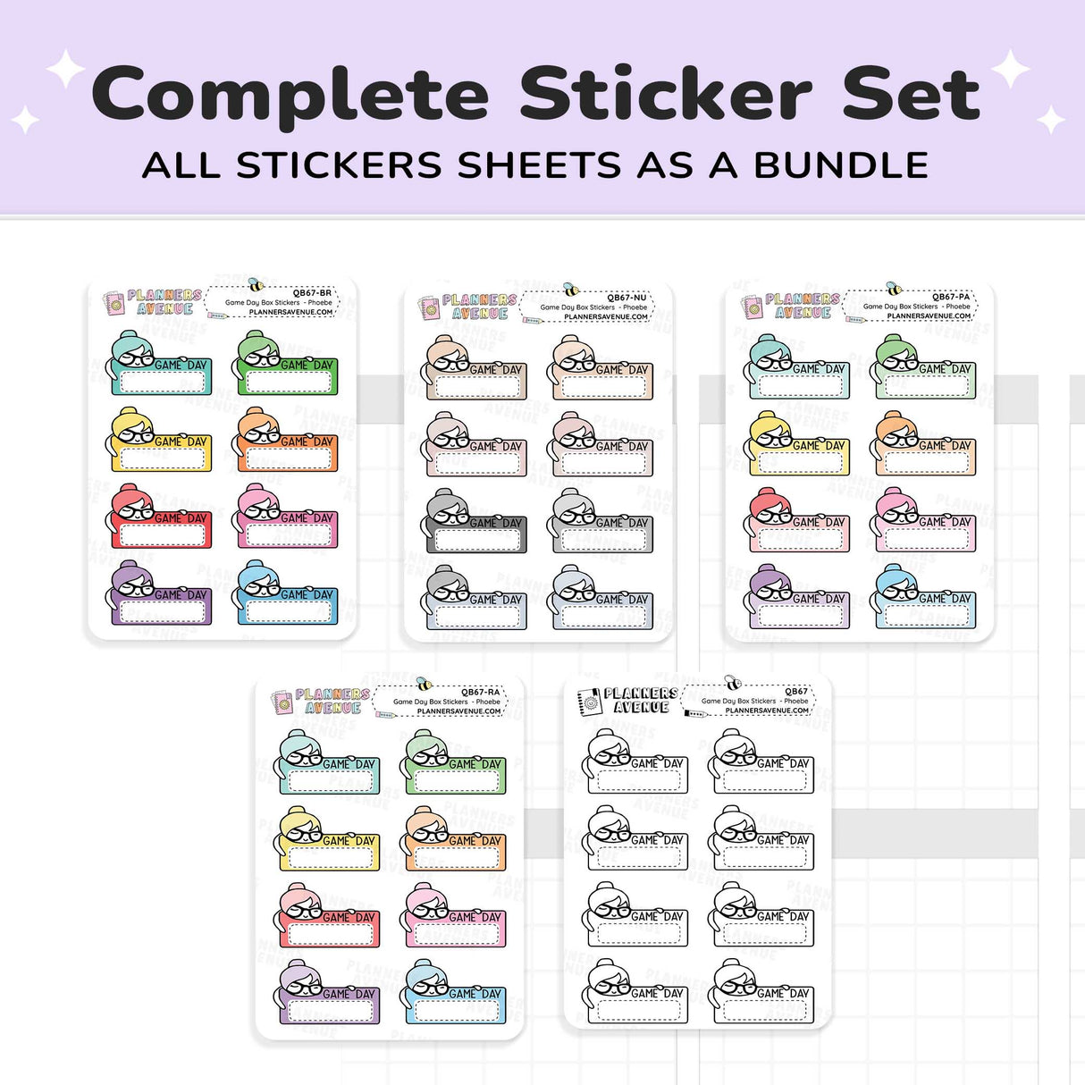 Game Day Sports Stickers