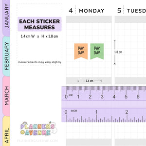 Pay Day Flag Planner Stickers