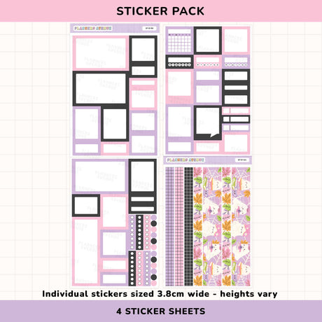 Bookish Halloween Ghosts Sticker Pack