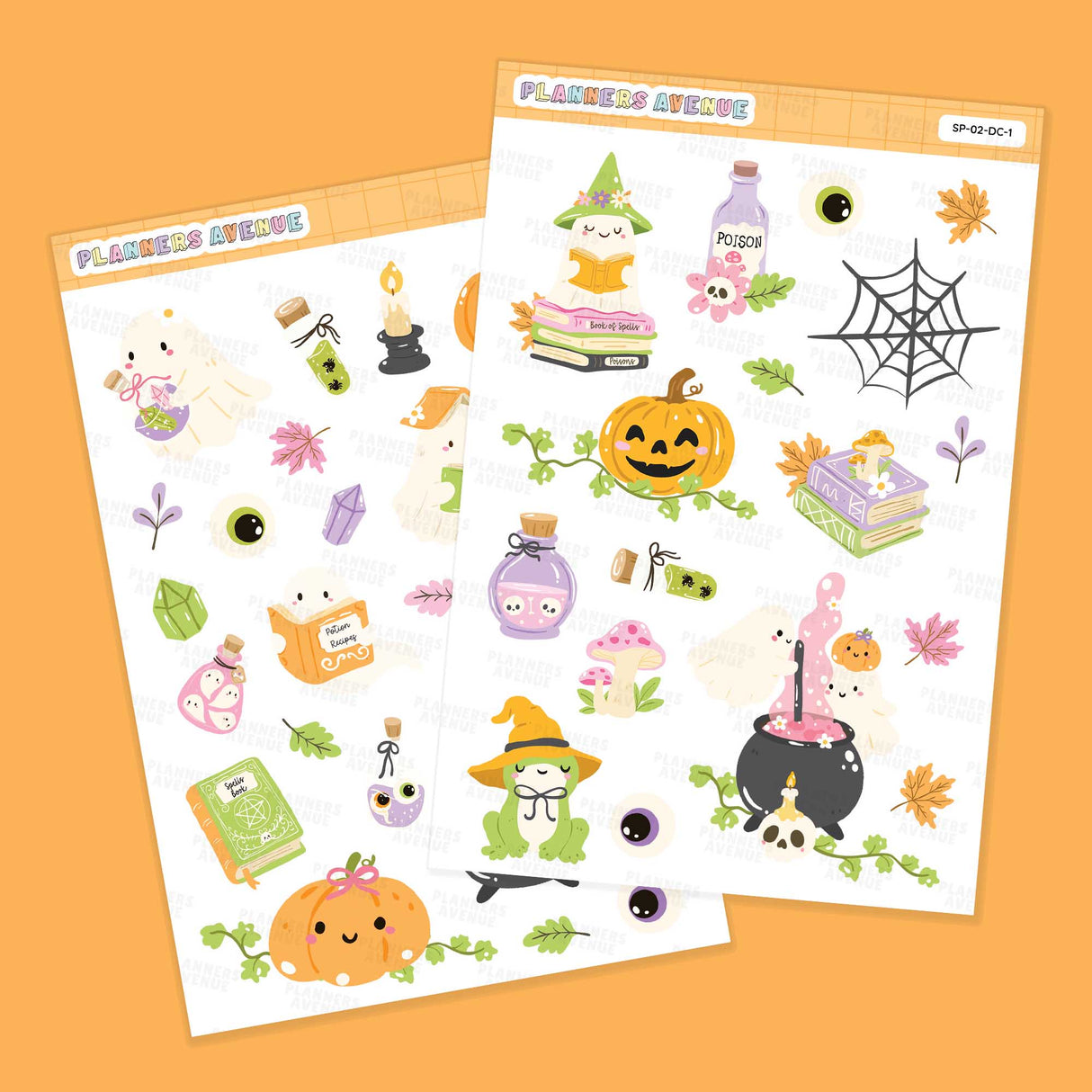 Halloween Ghost Potions Sticker Pack