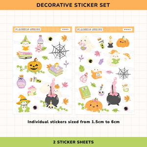 Halloween Ghost Potions Decorative Stickers