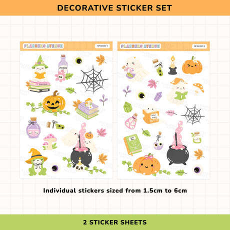 Halloween Ghost Potions Decorative Stickers